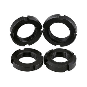 Gb812 QS M10-M200 Đen Carbon thép bốn-khe cắm dừng Nut M3 Metric kẽm mạ rãnh khóa Nut lớp 4.8 & 6.8 ô tô - Product Image 1