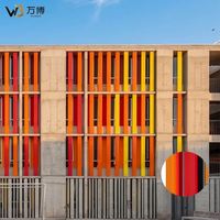Panneau de revêtement mural extérieur en aluminium perforé, panneau de façade en aluminium, tôle métallique perforée pour la décoration de murs rideaux