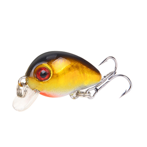 Crankbaits <span class=keywords><strong>30mm</strong></span> 1.6g leurre de pêche appâts durs bateau océan Topwater leurres matériel de pêche pour truite bar perche - Product Image 1