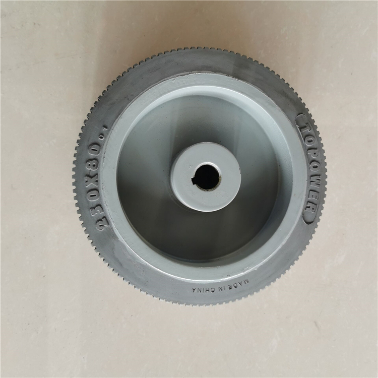 High Performance Solid Tire Mould on Solid Tyres 250x80 Scissor Lift Tire for Aerial Platform Vehicles TOPOWER Brand