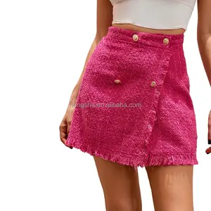sexy skinny women embroidered denim mini skirt black classic Floral Embroidered Jeans A Line Skirt