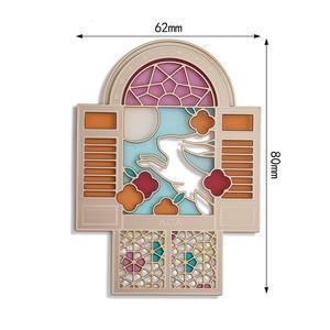 3D Promotional Luxury Screen Metal <b>Bookmark</b> Zinc Alloy Gold Plated Enamel Embossed Hollow Out <b>Bookmarks</b> - Product Image 6