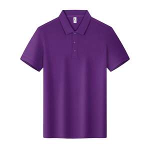 Chemises polo en coton pur 210 g/m² pour hommes, logo personnalisé, haute qualité, manches courtes, coupe ajustée, chemises polo de golf pour hommes FLuxury - Product Image 3