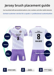 Set Seragam Sepak Bola, Jersey Lengan Pendek Pelajar, Perlengkapan Latihan & Kompetisi Dewasa - Product Image 4