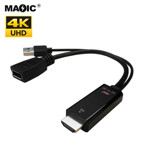 23Cm 4K60hz Cho HDMI Hiển Thị Cổng Chuyển Đổi Cáp Cho HDMI 2.0 Nam Dp Nữ <span class=keywords><strong>Adapter</strong></span> Cho PC TV Xbox PS4 PS5 PVC Cho Máy Chiếu - Product Image 4