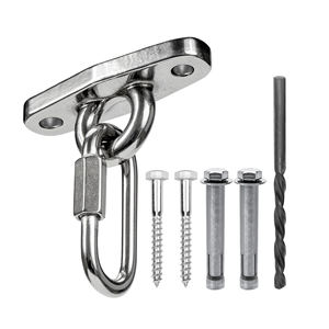 무거운 스윙 행거 스테인레스 스틸 304 녹 방지 행거 스윙 해먹 의자 서스펜션 키트 실내 및 실외 - Product Image 1