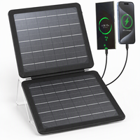 Panneau solaire pliable 10W, chargeur solaire portable pour téléphone, batterie externe, appareil photo, camping en plein air, randonnée, alimentation de secours