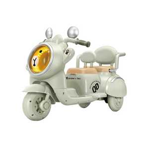 <span class=keywords><strong>Moto</strong></span> électrique rouge 6V pour enfants, 3 roues, style police, cruiser chopper, avec pare-brise et rangement, alimentée par batterie - Product Image 1