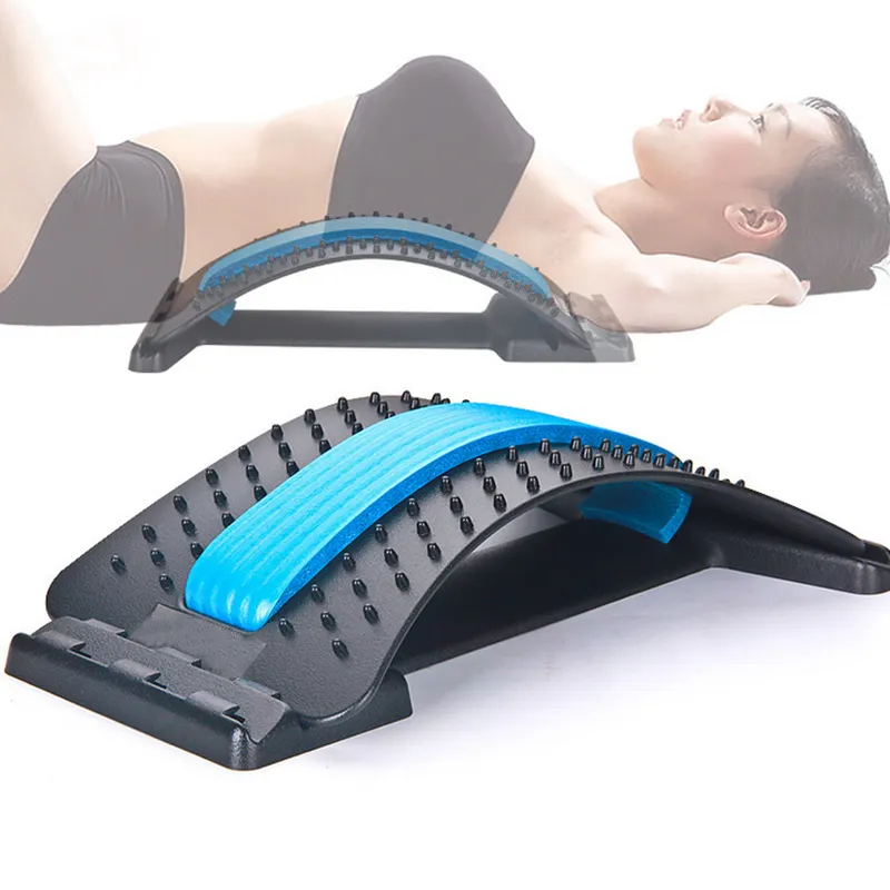 3 level magic orthopedic massage lumbar back pain relief back stretcher device
