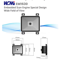 Module de lecteur de codes-barres 2D intégré OEM A153 pour contrôle d'accès, portail de sécurité, porte, codes 1D, 2D, QR, interface USB TTL RS232