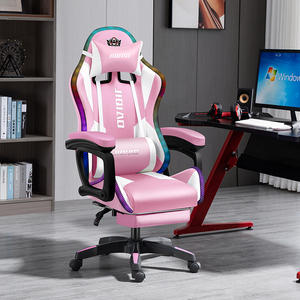 Melhor luxo RGB LED Gaming Chair com pés High Back Leather Racing Office Chair Logotipo personalizado Reclinável Design ergonômico - Product Image 2