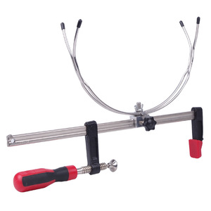 Support de canne à pêche en métal réglable double usage pour bateau et mur, pliable avec fonction de rotation - Product Image 1