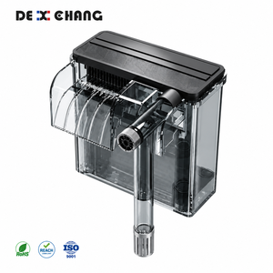 Filter Akuarium Tenang untuk Dipasang di Belakang dengan Penghilang Lapisan Minyak, Pompa Filter Air Terjun dengan Filtrasi Multi-Lapisan untuk Akuarium Nano - Product Image 1
