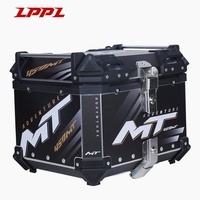 Logo personnalisé accepté, ensemble de bagages de voyage en alliage d'aluminium 3 pièces, haute résistance, antirouille, pour boîte à bagages de moto, série GS
