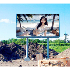 Ngoài trời không thấm nước P10 <span class=keywords><strong>LED</strong></span> Video tường P10 dẫn Màn hình hiển thị hai mặt dẫn đăng ký cho xe quảng cáo tự phục vụ - Product Image 1