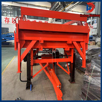 Tables élévatrices de type fendu pour chargement/déchargement mobile d'entrepôt Rampe pliante pour conteneurs à deux ou trois sections Rampe pour chariot élévateur à fourche