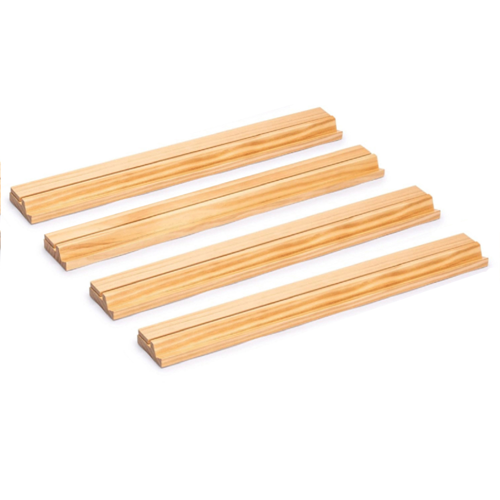Supports En Bois Pour Dominos - Lot De 5, Base Antidérapante, Organisation Jeux De Société