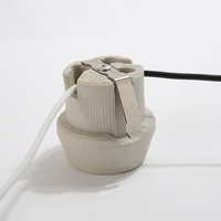 Douille de lampe en céramique E26, résistante aux hautes températures, filetage complet, prise de lampe AC 220V, garantie de 2 ans, éclairage certifié CE