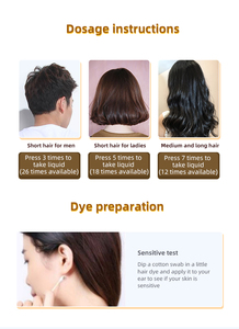 Tinta per <span class=keywords><strong>Capelli</strong></span> 3 in 1 Permanente MEIDU Senza Ammoniaca Marrone <span class=keywords><strong>Scuro</strong></span> Shampoo Colorante Nero alle Erbe - Product Image 6