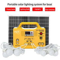 Système d'énergie portable haute efficacité 20W-50W, éclairage domestique en silicium monocristallin, contrôleur MPPT, générateur multifonction