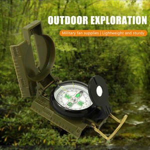 <b>Waterproof</b> High Compass, Professional Metal Sight for Outdoor Hiking & Mountaineering, Sports Gadget - Product Image 2