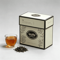 Boîte d'emballage de luxe personnalisée pour café et thé, avec logo sur mesure, pour petits sachets de thé, en carton, pour cadeaux