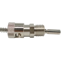 Snap-ring Thermocouple Stainless Steel Braided Wire Class I OEM Custom K Type Thermocouple Temperature Sensor 0~400C ISO9001