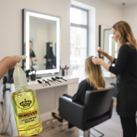 Dissolvant de colle invisible puissant pour extensions de cheveux à bandes adhésives et perruques en dentelle, avec logo personnalisé
