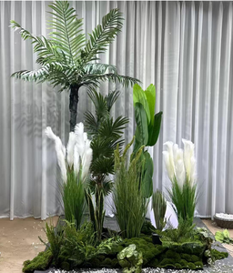 Ensemble <span class=keywords><strong>de</strong></span> bonsaï artificiel en style combiné, <span class=keywords><strong>pot</strong></span> en plastique <span class=keywords><strong>de</strong></span> haute qualité pour la décoration <span class=keywords><strong>de</strong></span> la maison et du bureau, cadeau d'anniversaire - Product Image 1