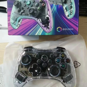 S03 9300 BT Game Gamepad Controlador de juegos inalámbrico de respiración LED transparente para Switch/PC/<span class=keywords><strong>Phone</strong></span> <span class=keywords><strong>Android</strong></span> - Product Image 1