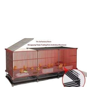 Cage à poulets renforcée anti-lapin, ensemble complet tout-en-un pour poussins, mangeoire, abreuvoir, plateau, tapis, élevage intérieur, poulailler, cailles - Product Image 3