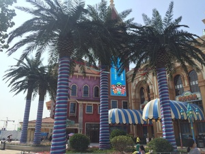 Thêm lớn nhân tạo cây sồi & Vua dừa CỌ-UV kháng giả cây cho vườn công viên cảnh quan trang trí nội thất - Product Image 4