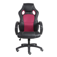 Kursi Gaming Kafe Internet Klasik Dunia Balap Kursi Kantor Desain Pu Berkualitas Tinggi
