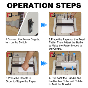 HD-ZY1 High Quality Semi-Automatic Booklet Maker <strong>Binding</strong> <strong>Machine</strong> A3 Glue Book <strong>Binding</strong> <strong>Machine</strong> - Product Image 4