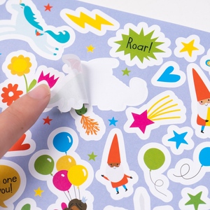 Ensemble d'autocollants et de pochoirs imprimés sur mesure, <span class=keywords><strong>livre</strong></span> de coloriage inclus, jouet de peinture interactif pour enfants pour un jeu créatif - Product Image 6