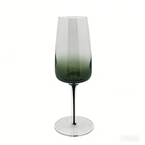 <span class=keywords><strong>Verre</strong></span> <span class=keywords><strong>à</strong></span> <span class=keywords><strong>vin</strong></span> rouge élégant et de haute qualité en <span class=keywords><strong>verre</strong></span> transparent gris bleu <span class=keywords><strong>vert</strong></span> soyeux sur <span class=keywords><strong>pied</strong></span> haut - Product Image 5