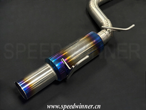 צינורות פליטה בעלי ביצועים גבוהים מערכת פליטה טיטניום CatBack להונדה S2000 AP1 AP2 משתיק קול פליטה יחיד יציאה - Product Image 4