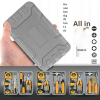 Kit de Herramientas Manuales Compacto de 24 Piezas para el Hogar y la Oficina con Estuche Rígido |   Herramientas Básicas Todo en Uno para Mejoras y Reparaciones del Hogar