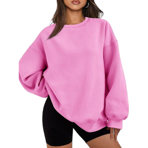 Nuova Felpa da Donna <span class=keywords><strong>Taglie</strong></span> <span class=keywords><strong>Forti</strong></span> con Collo Tondo, Traspirante, Stampata, Casual e Comoda per Tutte le Stagioni - Product Image 1