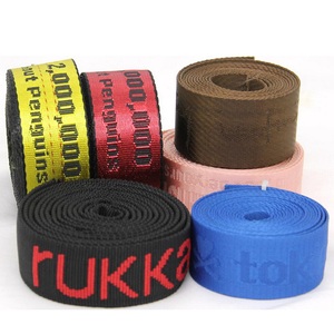 Bán buôn tùy chỉnh kích thước <span class=keywords><strong>Jacquard</strong></span> dệt dây an toàn vật liệu cao tenacity Polyester/Nylon <span class=keywords><strong>Webbing</strong></span> - Product Image 5