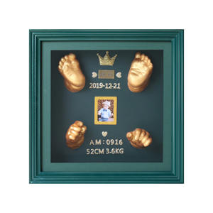 Arcilla de yeso 3D para bebé, Kit de fundición de mano y pie para bebé, huellas, regalos de recuerdo, moldeado, <span class=keywords><strong>clon</strong></span> en polvo - Product Image 5