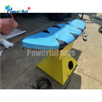 Simulateur gonflable de planche de surf gonflable de jeu de machine de vague de surf d'intérieur électrique