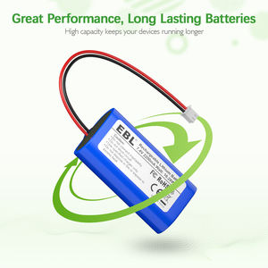 EBL 7.4V 2200mAh Li-ion Rechargeable Replacement <strong>Batteries</strong> <strong>Pack</strong> for Electronics Toys Lighting Equipment - Product Image 6
