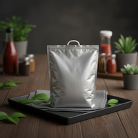 Sac isotherme portable en aluminium avec poignée, motif lettres, étanche, chaud/froid, pour barbecue, pizza, fermeture à pression OEM
