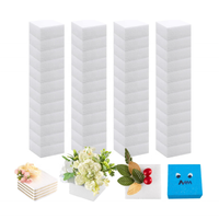 Blocs de mousse artisanaux non compressibles, cubes de mousse blanche en forme de fleur, blocs de polystyrène EPS pour la sculpture, bricolage, Noël, école, enfants