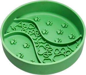 2026 Eco-Friendly 2-in-1 Dog Lick <b>Mat</b> Silicone Slow Feeder Bowl with 700ml Capacity for Travel & Outdoor Use - Product Image 1