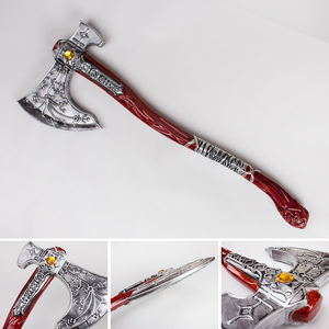 Accessori per Giochi <span class=keywords><strong>God</strong></span> <span class=keywords><strong>of</strong></span> <span class=keywords><strong>War</strong></span>, Ascia e Scudo di Kratos in Resina per Cosplay - Product Image 2