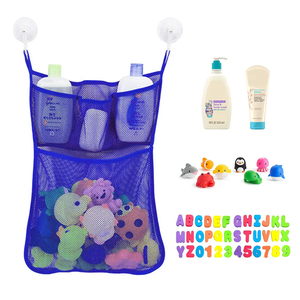 Organizador de juguetes para baño de bebé, bolsa de malla colgante para <span class=keywords><strong>bañera</strong></span> de bebé, malla lavable duradera, soporte de baño - Product Image 6