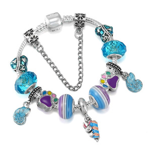 Nouveau produit patte charme en cristal en verre perles escargot <span class=keywords><strong>bracelet</strong></span> - Product Image 1