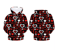 Sweat-shirt à capuche zippé pour homme, personnalisé, en gros, entièrement imprimé par sublimation, impression 3D, avec capuche, style pull-over